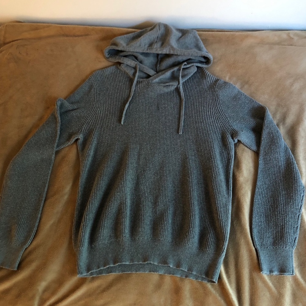 Express grey sweater hoodie